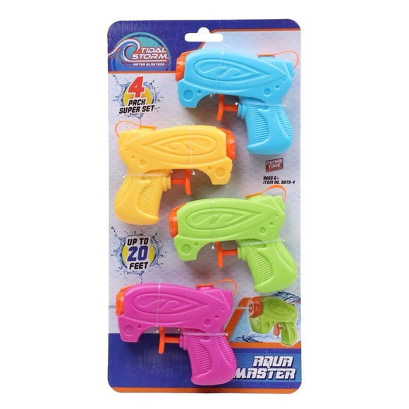 Tidal Storm Kids' Aqua Master Power Water Blaster - 4pk - Picture 1 of 8